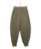 LOHENローヘン）の古着「ハイカウントバルーンパンツ」｜ベージュ