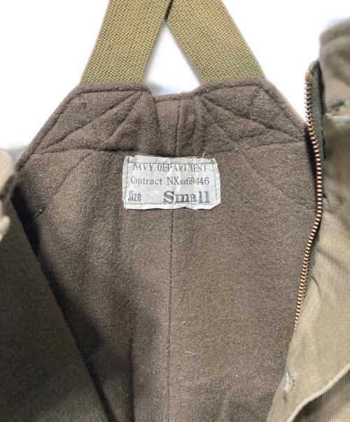 U'S NAVY（アメリカ海軍）U'S NAVY (アメリカ海軍) 40'sデッキオールインワン カーキ サイズ:SMALLの古着・服飾アイテム