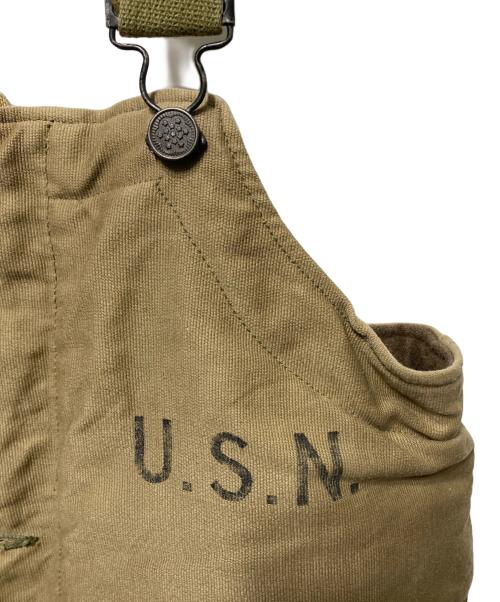 U'S NAVY（アメリカ海軍）U'S NAVY (アメリカ海軍) 40'sデッキオールインワン カーキ サイズ:SMALLの古着・服飾アイテム