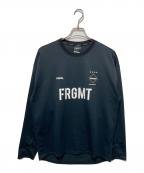 F.C.R.B.×FRAGMENT DESIGNエフシーレアルブリストル×フラグメントデザイン）の古着「カットソー」｜ブラック
