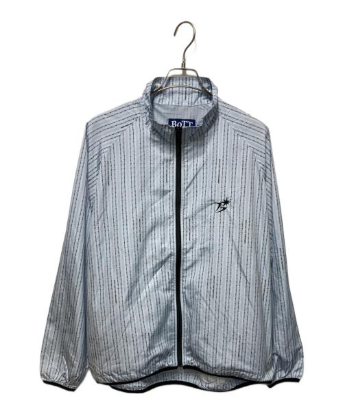BoTT（ボット）BoTT (ボット) Lightweight Striped Track Jacket ブルー サイズ:Ⅼの古着・服飾アイテム