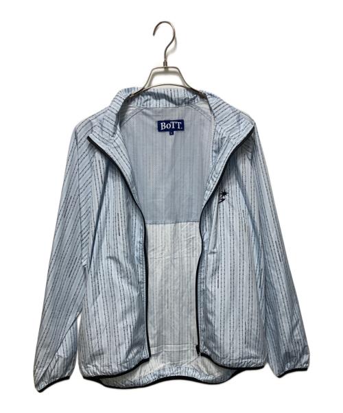 BoTT（ボット）BoTT (ボット) Lightweight Striped Track Jacket ブルー サイズ:Ⅼの古着・服飾アイテム