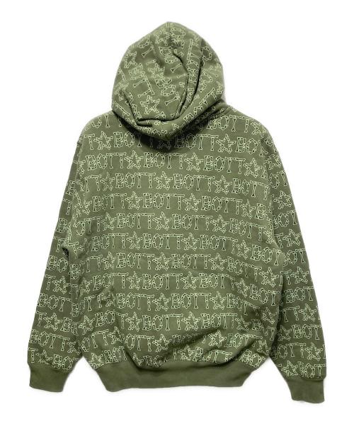 BoTT（ボット）BoTT (ボット) Bones Zip Hoodie カーキ サイズ:Ｌの古着・服飾アイテム