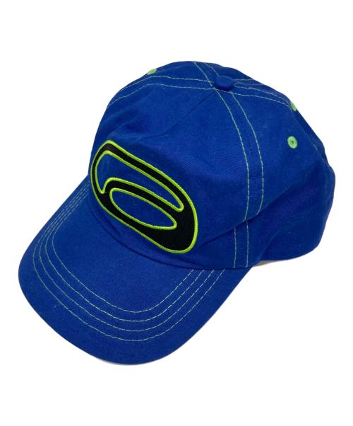 ALWAYS（オルウェイズ）ALWAYS (オルウェイズ) Oval logo contrast canvas cap ブルーの古着・服飾アイテム