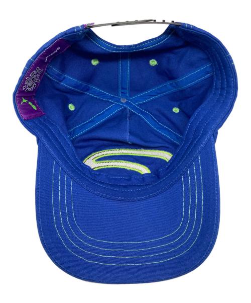 ALWAYS（オルウェイズ）ALWAYS (オルウェイズ) Oval logo contrast canvas cap ブルーの古着・服飾アイテム