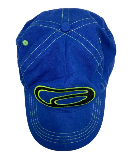 ALWAYS（オルウェイズ）ALWAYS (オルウェイズ) Oval logo contrast canvas cap ブルーの古着・服飾アイテム