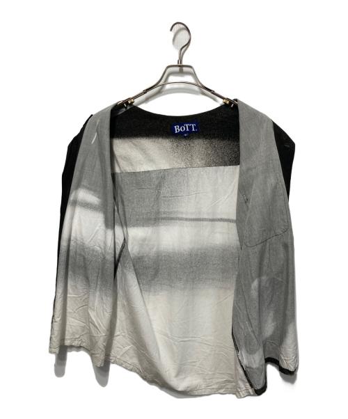 BoTT（ボット）BoTT (ボット) 総柄半袖シャツ ブラック サイズ:Ｍの古着・服飾アイテム