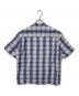 BoTT (ボット) オンブレショートスリーブシャツ ブルー×ホワイト サイズ:M：15000円