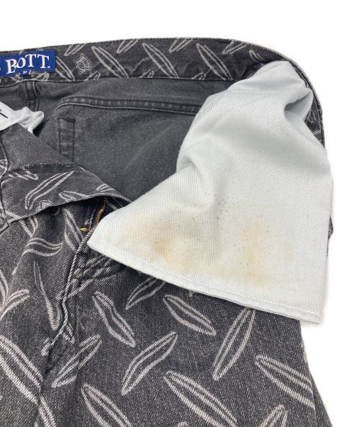 BoTT（ボット）BoTT (ボット) Plate Denim Pant ブラック サイズ:32の古着・服飾アイテム