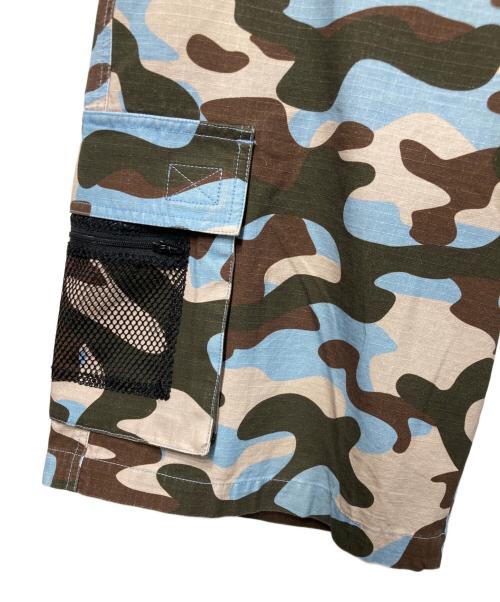 BoTT（ボット）BoTT (ボット) Desert Camo Sweatshort ベージュ×ブルー サイズ:Mの古着・服飾アイテム