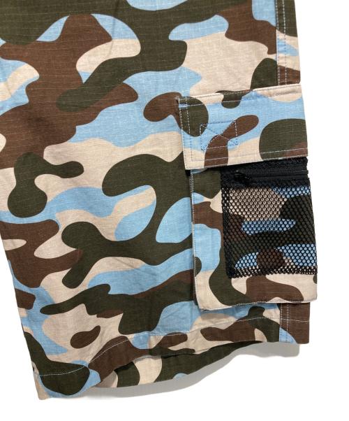BoTT（ボット）BoTT (ボット) Desert Camo Sweatshort ベージュ×ブルー サイズ:Mの古着・服飾アイテム