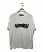 BABYLONE×BoTTバビロン×ボット）の古着「Building Tee」｜ホワイト