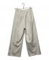 TODAYFUL (トゥデイフル) Cotton Twill Trousers ホワイト サイズ:36：8000円