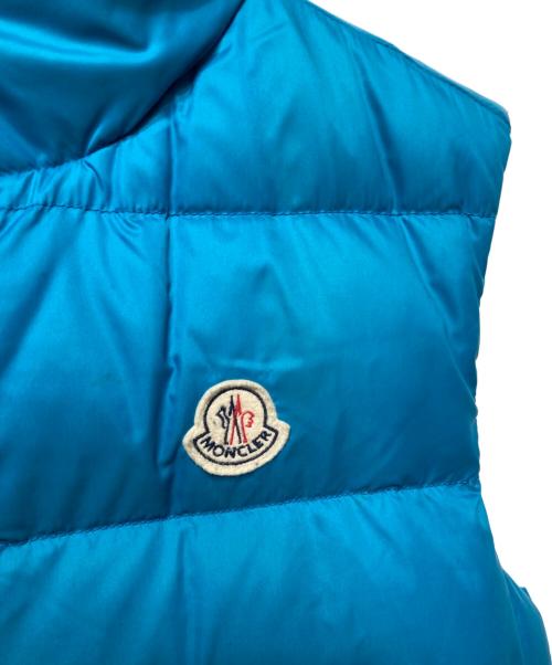 MONCLER（モンクレール）MONCLER (モンクレール) ダウンベスト ブルーの古着・服飾アイテム