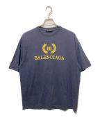 BALENCIAGAバレンシアガ）の古着「BBロゴTシャツ」｜ネイビー