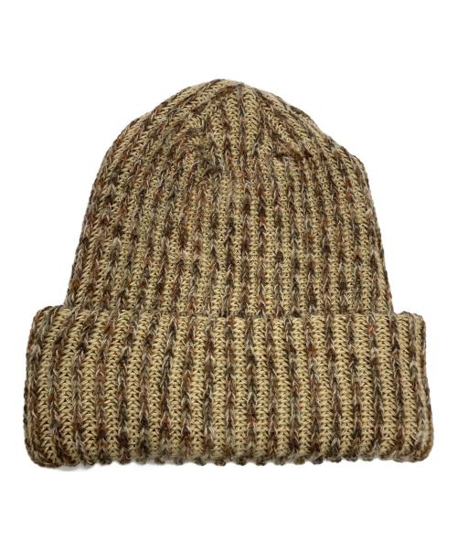 SUPREME（シュプリーム）SUPREME (シュプリーム) Rainbow Knit Loose Gauge Beanie ベージュの古着・服飾アイテム
