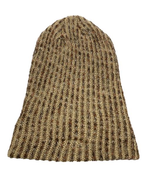 SUPREME（シュプリーム）SUPREME (シュプリーム) Rainbow Knit Loose Gauge Beanie ベージュの古着・服飾アイテム