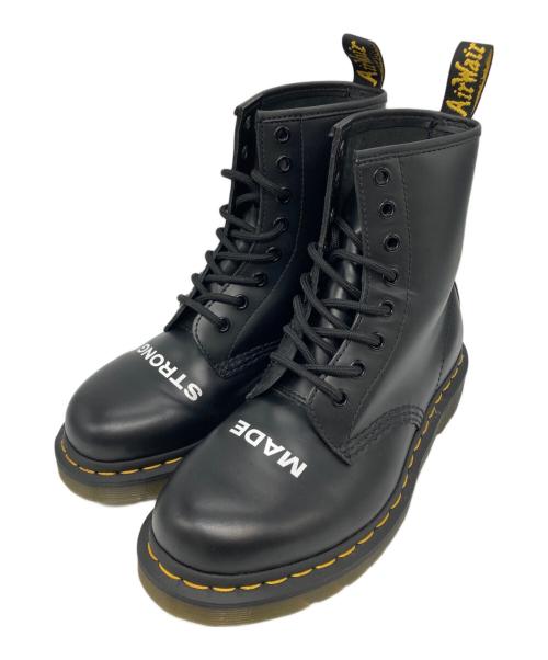 Dr.Martens（ドクターマーチン）Dr.Martens (ドクターマーチン) 1460 MADE STRONG 8アイレットブーツ ブラック サイズ:23の古着・服飾アイテム