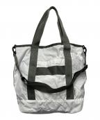 BRIEFINGブリーフィング）の古着「2WAYリバーシブルトートーシブルトートバッグ」｜ホワイト×カーキ