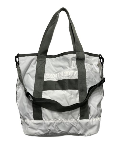 BRIEFING（ブリーフィング）BRIEFING (ブリーフィング) 2WAYリバーシブルトートーシブルトートバッグ ホワイト×カーキの古着・服飾アイテム