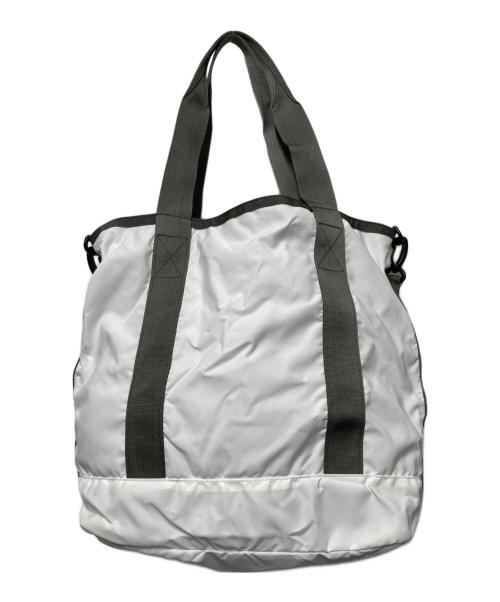 BRIEFING（ブリーフィング）BRIEFING (ブリーフィング) 2WAYリバーシブルトートーシブルトートバッグ ホワイト×カーキの古着・服飾アイテム