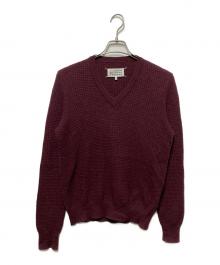 Maison Margiela（メゾンマルジェラ）の古着「ワッフルニット」｜レッド