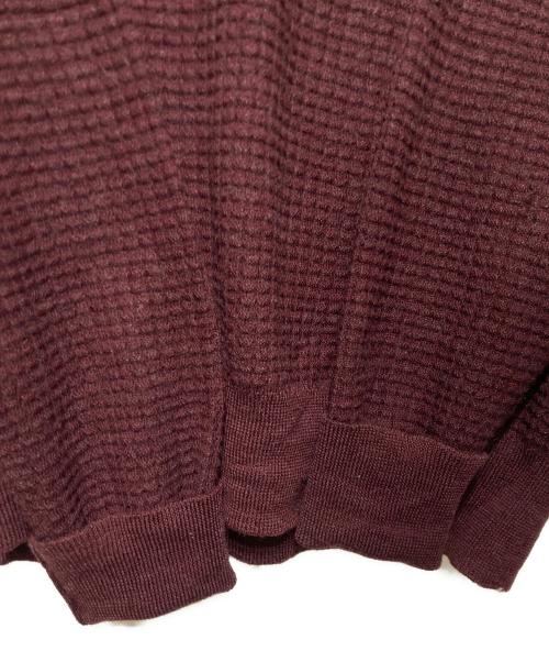 Maison Margiela（メゾンマルジェラ）Maison Margiela (メゾンマルジェラ) ワッフルニット レッド サイズ:Sの古着・服飾アイテム