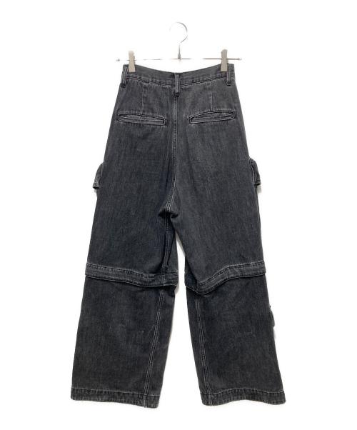 MAISON SPECIAL（メゾンスペシャル）MAISON SPECIAL (メゾンスペシャル) Low Waist Cargo Denim Pants ブラック サイズ:36の古着・服飾アイテム