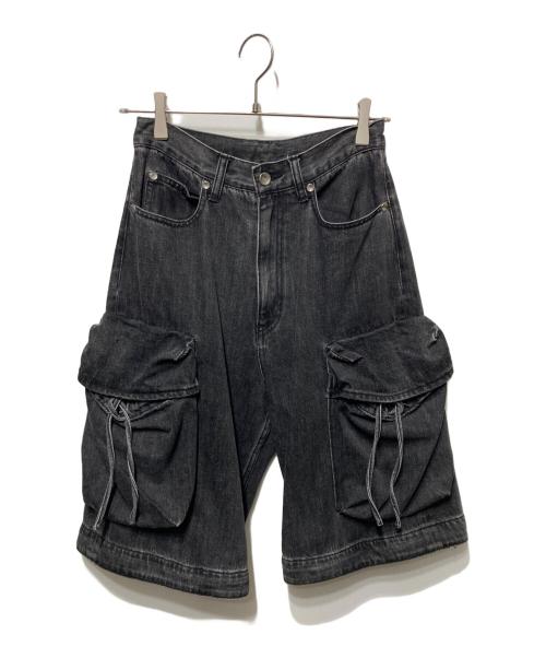 MAISON SPECIAL（メゾンスペシャル）MAISON SPECIAL (メゾンスペシャル) Low Waist Cargo Denim Pants ブラック サイズ:36の古着・服飾アイテム