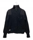 WTAPSダブルタップス）の古着「コンバットモヘヤアルパカニット」｜ブラック