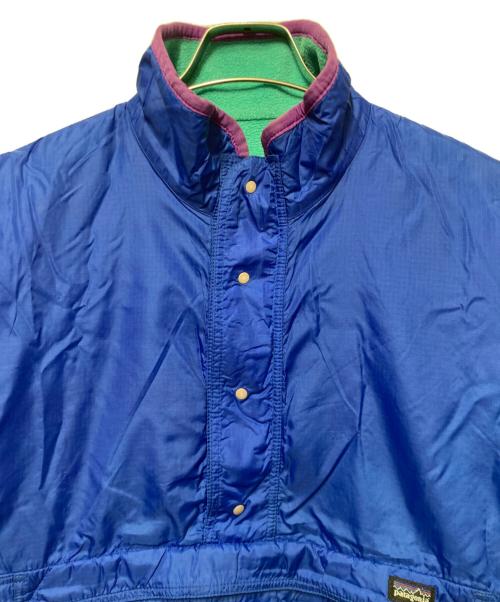 Patagonia（パタゴニア）Patagonia (パタゴニア) 80’S グリーセードプルオーバージャケット ブルー×エメラルドグリーン サイズ:不明の古着・服飾アイテム