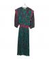 Assorti for Susan Freis（アソルティ・フォー・スーザン・フライス）の古着「総柄ワンピース」｜グリーン