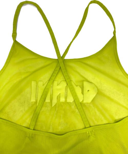 GANNI（ガニー）GANNI (ガニー) Mesh Cover Up Slip Dress ライムイエロー サイズ:38の古着・服飾アイテム