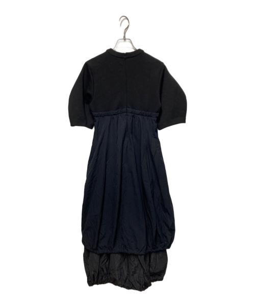 OMMO（オーエムエムオー）OMMO (オーエムエムオー) IRREGULAR PATTERN LAYERED OP ブラック サイズ:Freeの古着・服飾アイテム