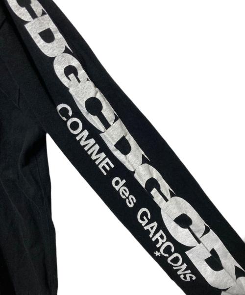 COMME des GARCONS（コムデギャルソン）COMME des GARCONS (コムデギャルソン) CDGアームプリントロングスリーブTシャツ ブラック サイズ:XLの古着・服飾アイテム