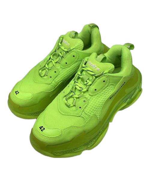 BALENCIAGA（バレンシアガ）BALENCIAGA (バレンシアガ) ローカットスニーカー ライトグリーン サイズ:27.5の古着・服飾アイテム