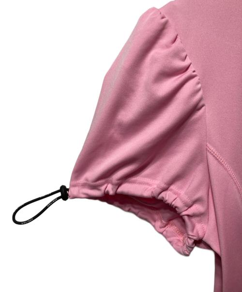 holiday（ホリデー）holiday (ホリデー) FAST DRY JERSEY BALLOON SLEEVE BLOUSE ピンク サイズ:1の古着・服飾アイテム