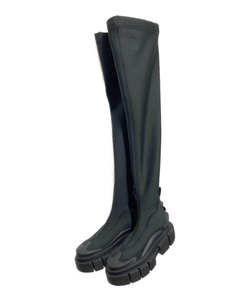 adidas（アディダス）adidas (アディダス) Ivy Park (アイヴィーパーク) スーパースリーク ロングブーツ ブラック サイズ:22の古着・服飾アイテム