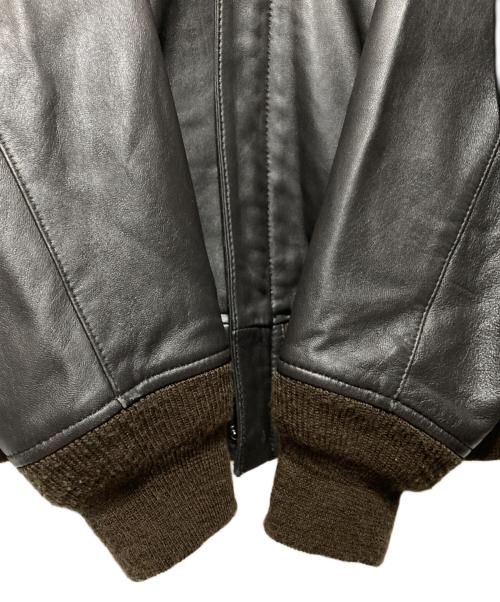 WTAPS（ダブルタップス）WTAPS (ダブルタップス) A-2タイプレザージャケット ブラウン サイズ:Ｍの古着・服飾アイテム