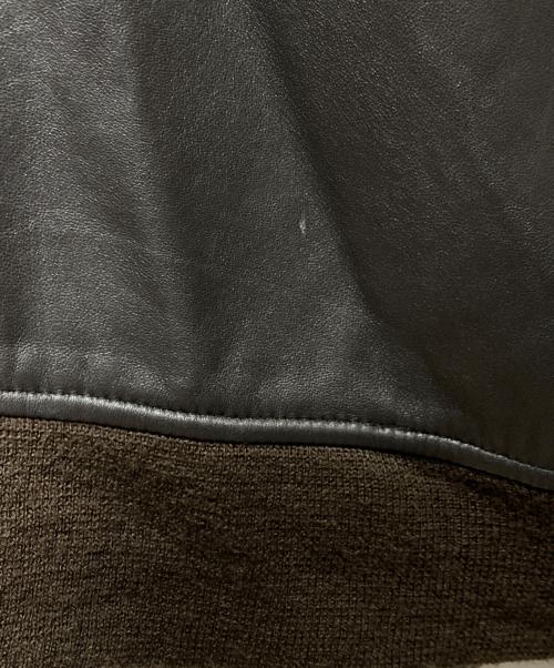 WTAPS（ダブルタップス）WTAPS (ダブルタップス) A-2タイプレザージャケット ブラウン サイズ:Ｍの古着・服飾アイテム