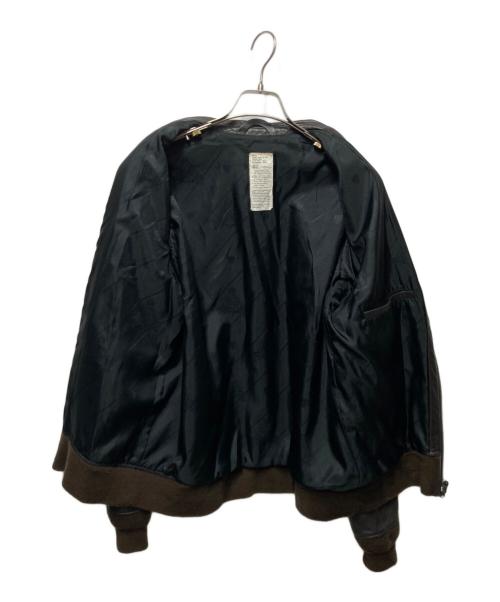 WTAPS（ダブルタップス）WTAPS (ダブルタップス) A-2タイプレザージャケット ブラウン サイズ:Ｍの古着・服飾アイテム