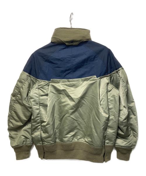 sacai（サカイ）sacai (サカイ) Nylon Twill x Outdoor Blouson カーキ サイズ:1の古着・服飾アイテム