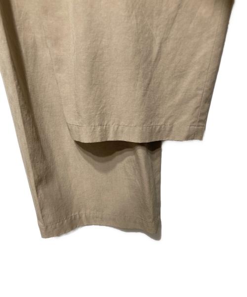 journal standard L'essage（ジャーナルスタンダード レサージュ）journal standard L'essage (ジャーナルスタンダード レサージュ) リノリオグログランイージーパンツ ベージュ サイズ:36の古着・服飾アイテム