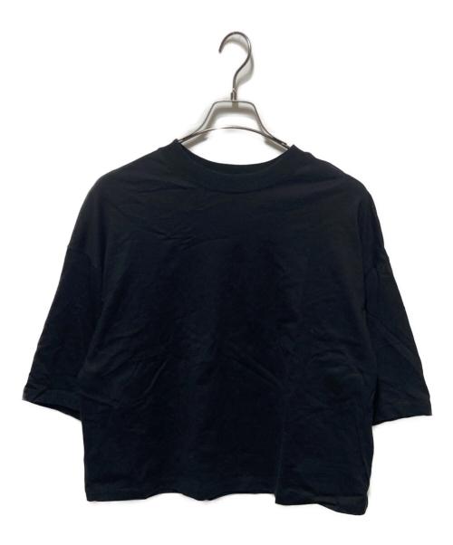 FRAMeWORK（フレームワーク）FRAMeWORK (フレームワーク) モックネックTシャツ ブラック サイズ:freeの古着・服飾アイテム