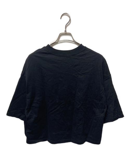 FRAMeWORK（フレームワーク）FRAMeWORK (フレームワーク) モックネックTシャツ ブラック サイズ:freeの古着・服飾アイテム