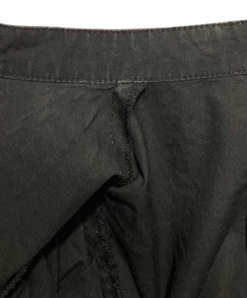 MARILYN MOON（マリリンムーン）MARILYN MOON (マリリンムーン) コットンボリュームスリーブシャツワンピース ブラック サイズ:FREEの古着・服飾アイテム