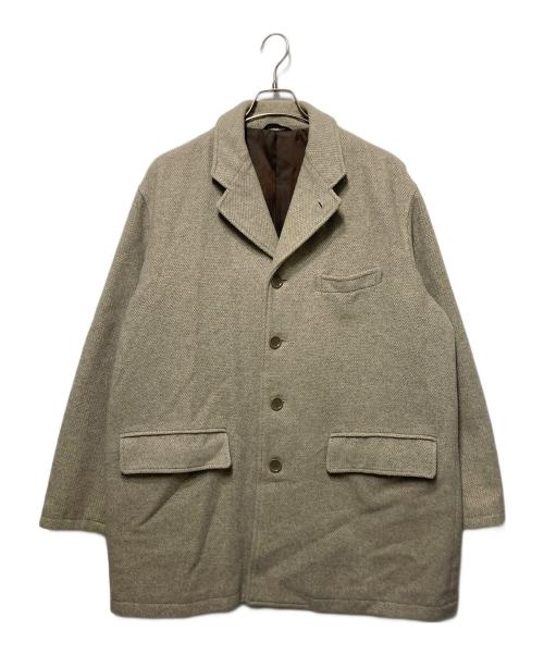 YOHJI YAMAMOTO（ヨウジヤマモト）YOHJI YAMAMOTO (ヨウジヤマモト) D'URBAN (ダーバン) ウール混コート ベージュ サイズ:不明の古着・服飾アイテム
