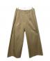 AURALEE（オーラリー）の古着「ワイドチノパンツ」｜ベージュ