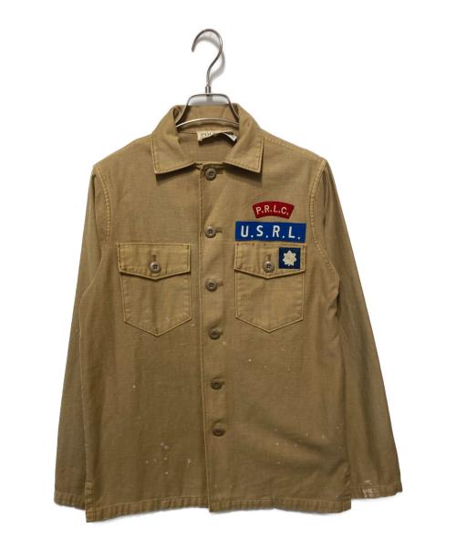 POLO RALPH LAUREN（ポロ・ラルフローレン）POLO RALPH LAUREN (ポロ・ラルフローレン) ワークシャツ ブラウン サイズ:XXSの古着・服飾アイテム