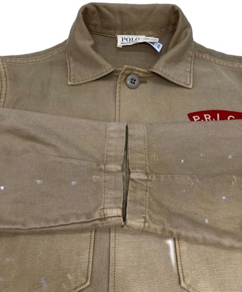 POLO RALPH LAUREN（ポロ・ラルフローレン）POLO RALPH LAUREN (ポロ・ラルフローレン) ワークシャツ ブラウン サイズ:XXSの古着・服飾アイテム
